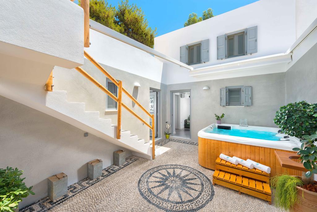 Lindos Shore Summer House With Jacuzzi And Sea View !!! Eksteriør bilde