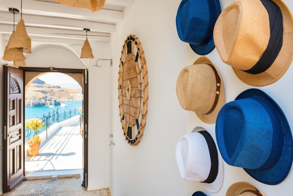 Lindos Shore Summer House With Jacuzzi And Sea View !!! Eksteriør bilde