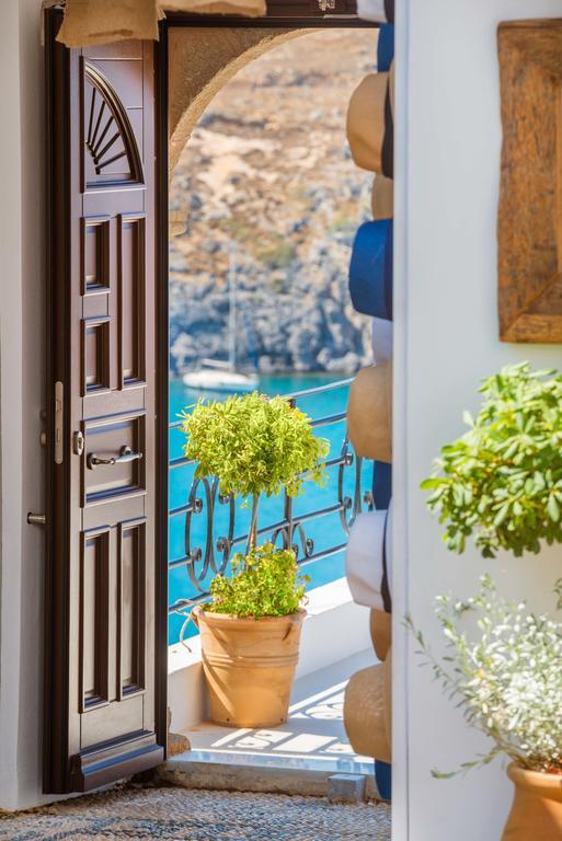 Lindos Shore Summer House With Jacuzzi And Sea View !!! Eksteriør bilde