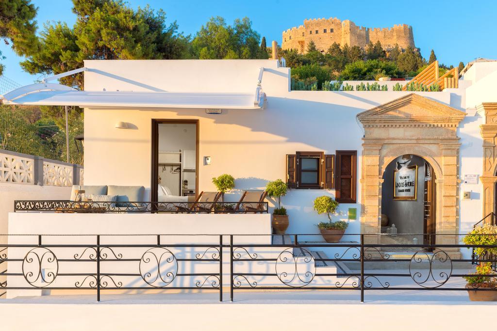 Lindos Shore Summer House With Jacuzzi And Sea View !!! Eksteriør bilde